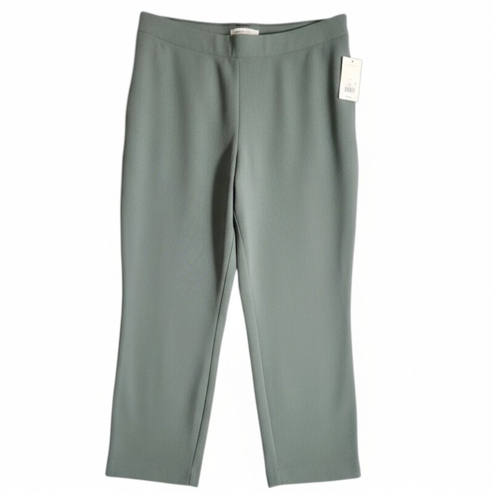 NWT A New Day Womens 17R Green Skinny Pants Stretch Pull On Ponte High Rise Work
